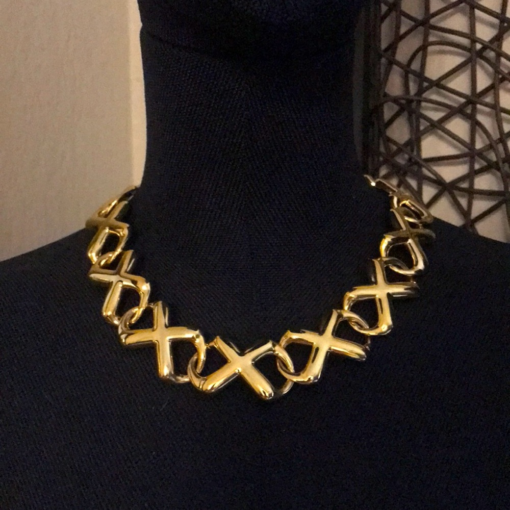 Vintage Gold Tone Choker
